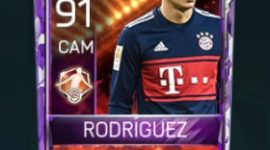 James Rodríguez 91 OVR Fifa Mobile 18 Man of The Match Player