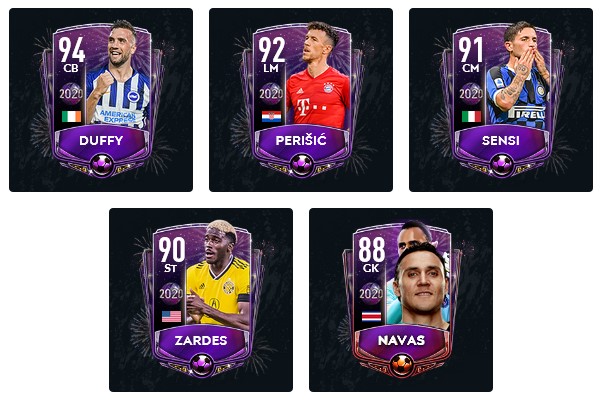 FIFA Mobile 20 New Years Players