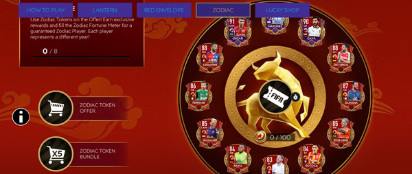 FIFA Mobile 21 Lunar New Year (LNY) Zodiac Players