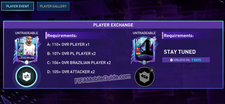 FIFA Mobile 23 Flashbacks Exchanges