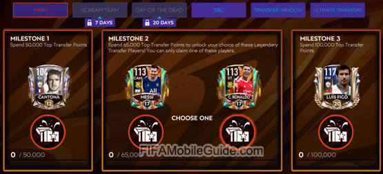 FIFA Mobile 21 Fall Festival Milestones