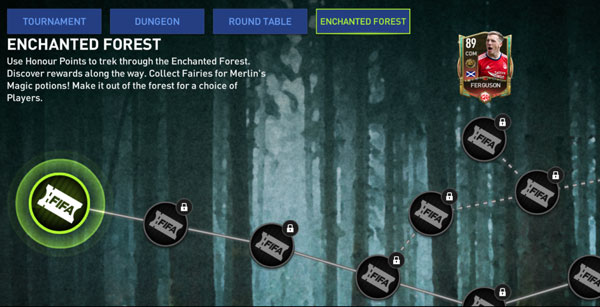 FIFA Mobile 22 Treasure Hunt Camelot Enchanted Forest