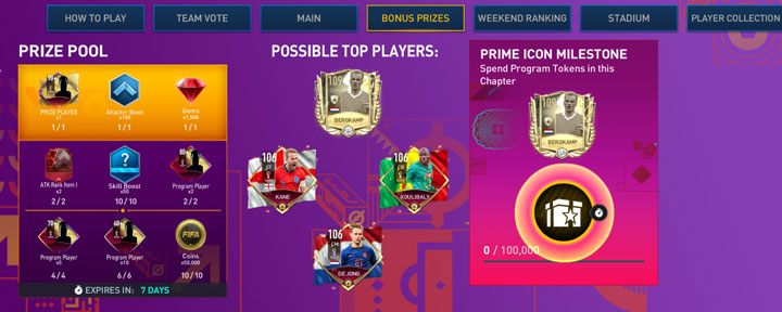 FIFA Mobile World Cup 2022 Bonus Prizes