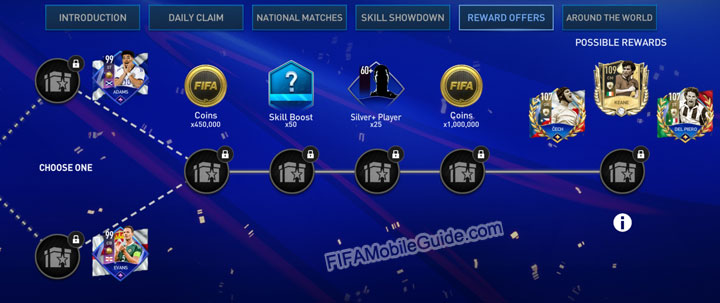 FIFA Mobile 22 National Heroes Reward Offers Milestones