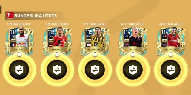 FIFA Mobile 23 UTOTS Bundesliga Exchanges