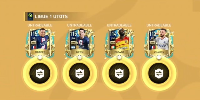 FIFA Mobile 23 UTOTS Ligue 1 Exchanges