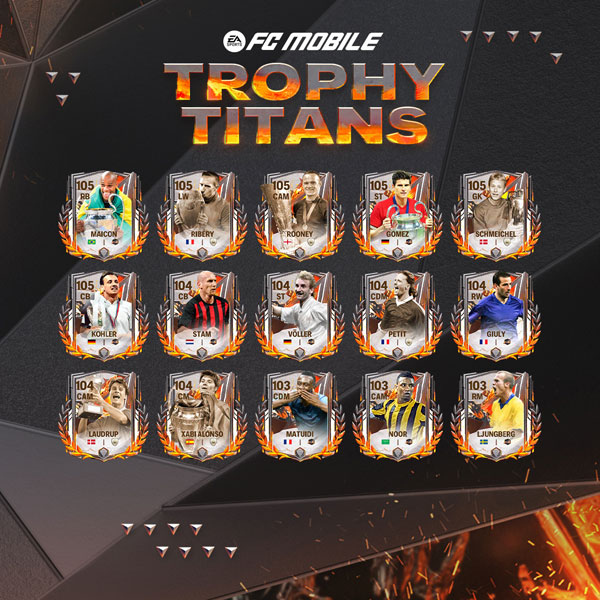 EA Sports FC Mobile 25: Trophy Titans Featured Players