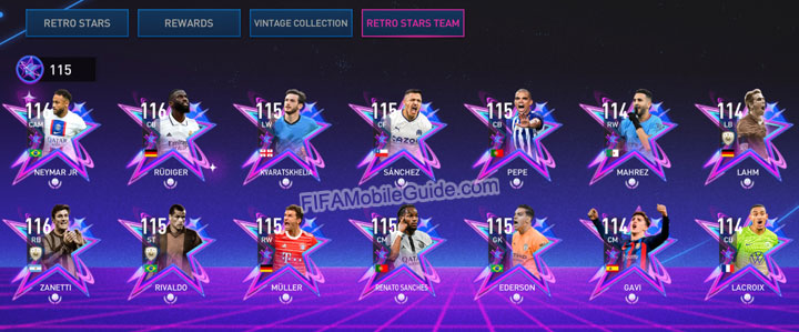 FIFA Mobile 23: Retro Stars Players Collection