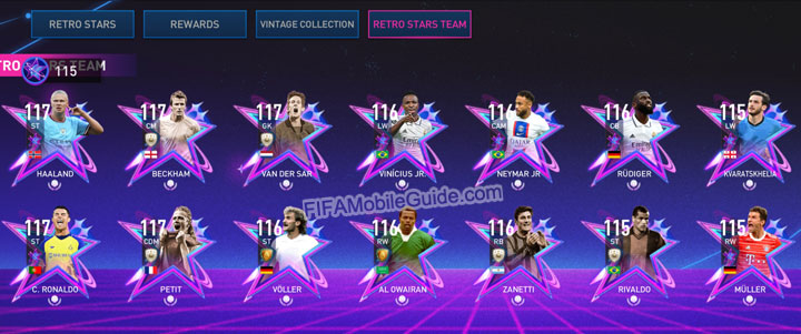 FIFA Mobile 23: Retro Stars Players Collection