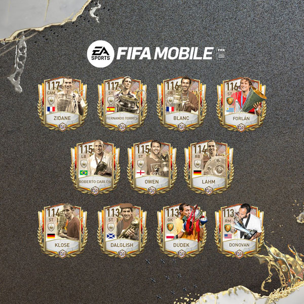 FIFA Mobile 23 Trophy Titan Players