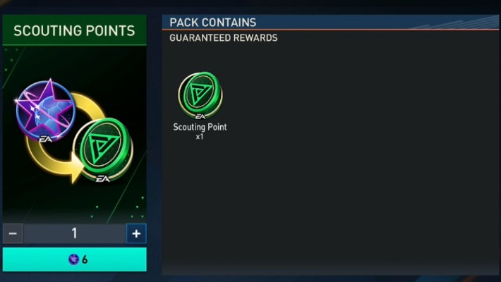 FIFA Mobile 23 Founders: Store Retro Points Exchange to Scouting Points