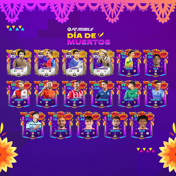 EA Sports FC Mobile 25: Día de Muertos Featured Players