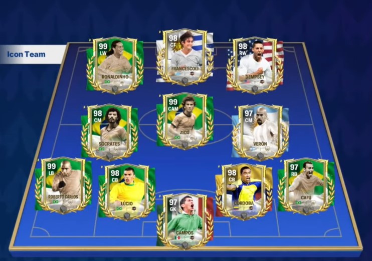 FC Mobile 24 Copa America Icon Team