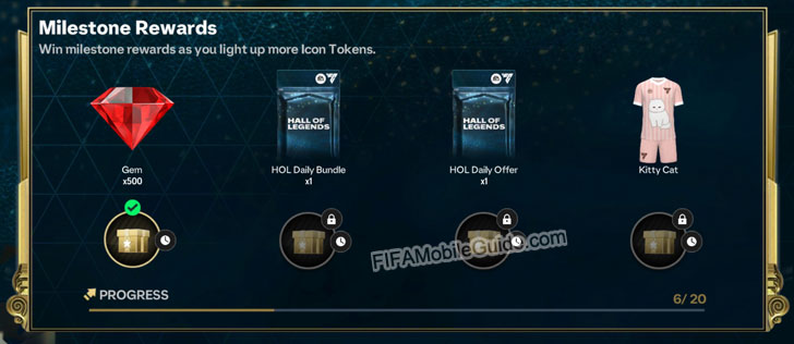 EA Sports FC Mobile 24: Hall of Legends Milestone Rewards