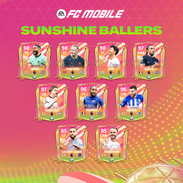 EA Sports FC Mobile 24: Sunshine Ballers Players