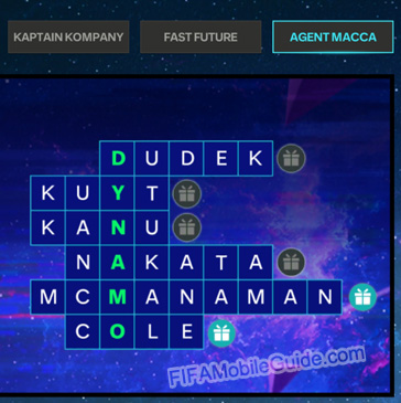 EA FC Mobile 24: Heroes Agent Macca Crossword Answers