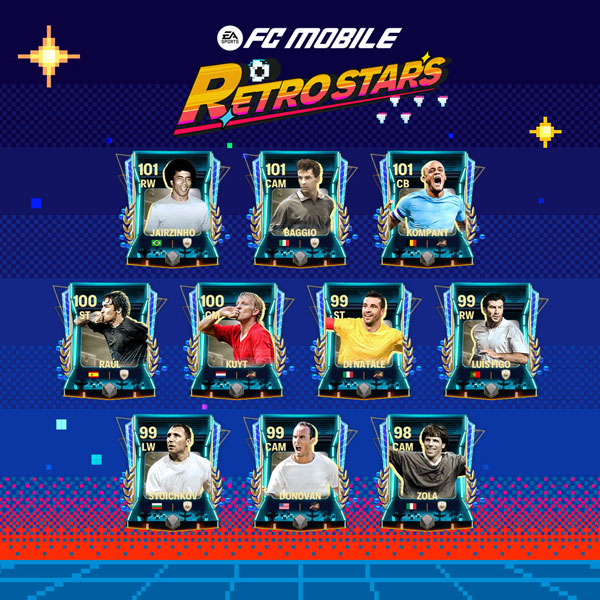 EA Sports FC Mobile 24: Retro Stars Featured Players