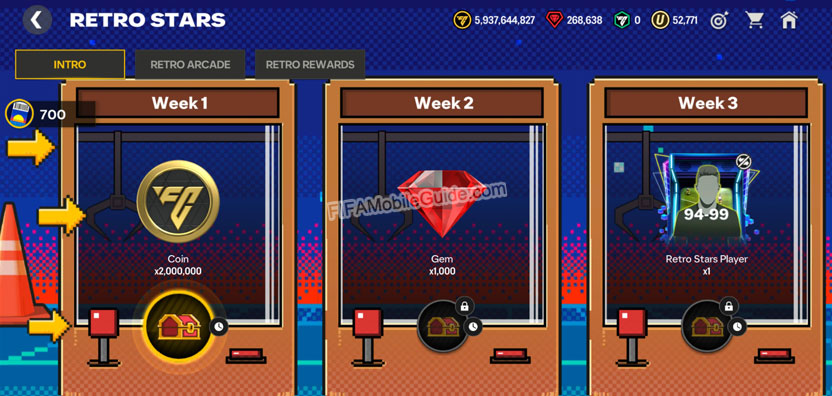 EA Sports FC Mobile 24: Retro Stars Weekly Rewards