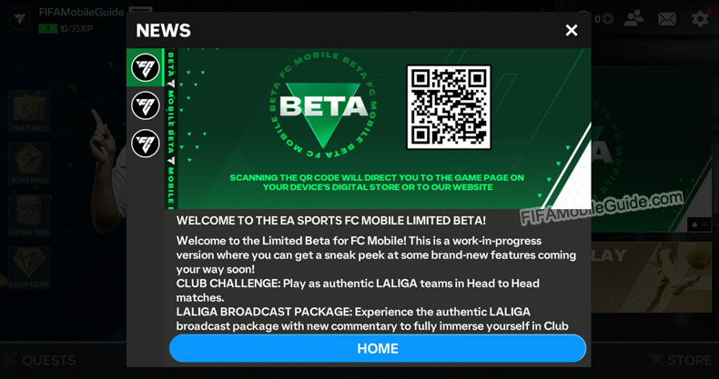 FC 25 Mobile Beta News