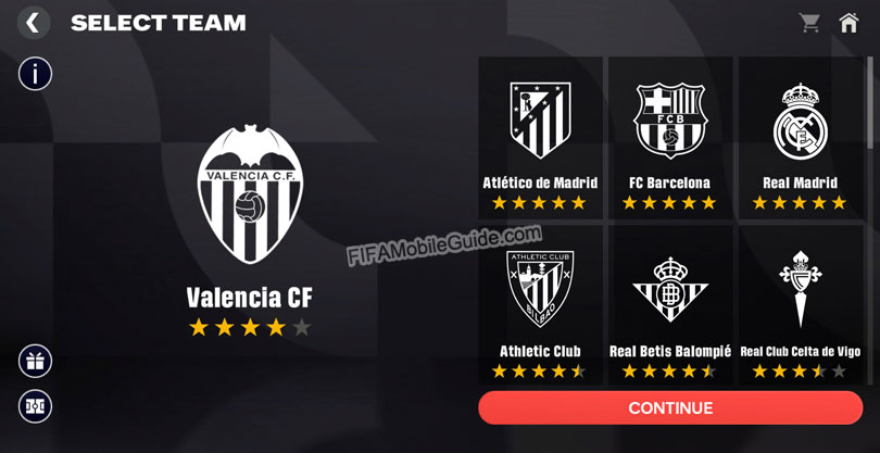 FC 25 Mobile Beta Select Team