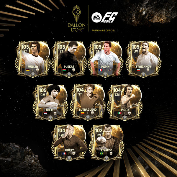 EA Sports FC Mobile 25: Ballon d'Or Featured Players