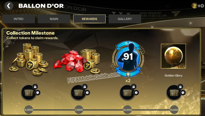 EA Sports FC Mobile 25: Ballon d'Or Rewards Milestone