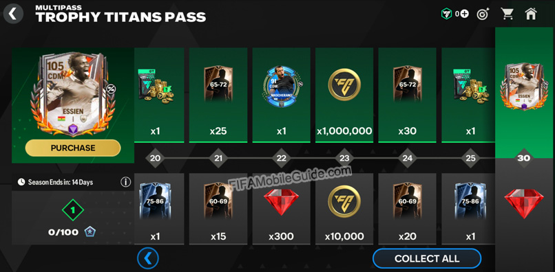 EA Sports FC Mobile 25: Trophy Titans Mini Pass