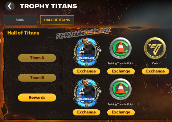 EA Sports FC Mobile 25: Trophy Titans Rewards