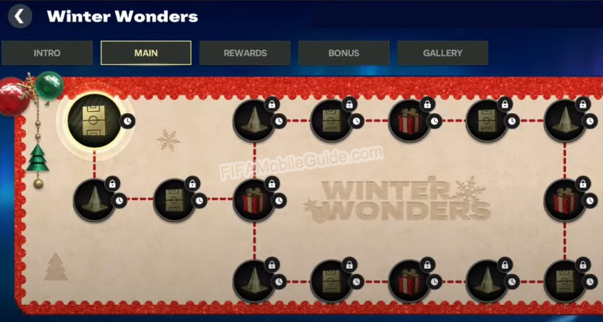 FC Mobile 25: Winter Wonders Path Rewards