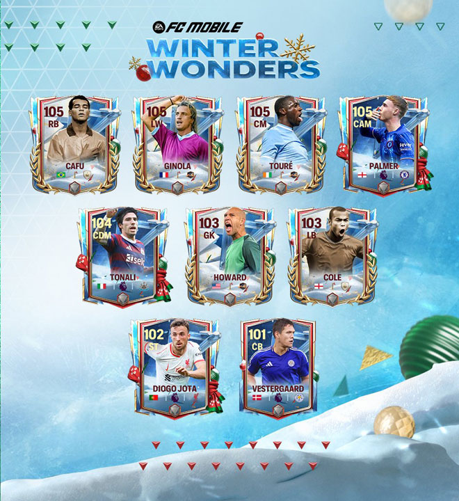 FC Mobile 25: Winter Wonders Featured Players