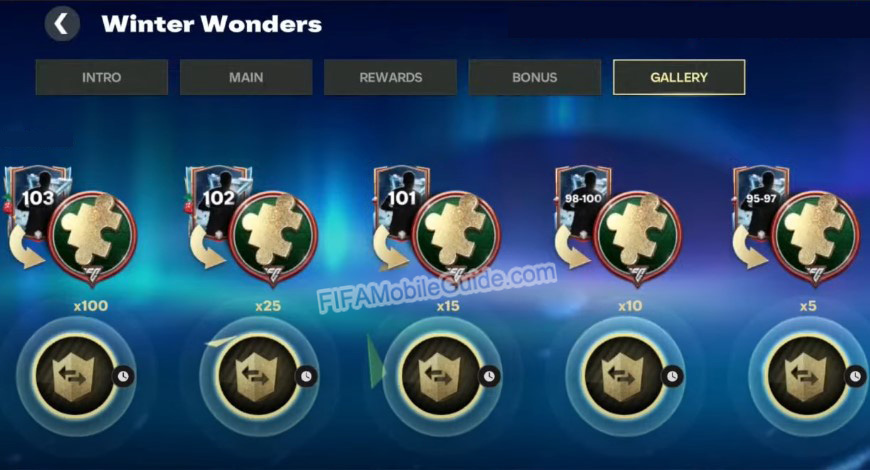 FC Mobile 25: Winter Wonders Shard Exchange