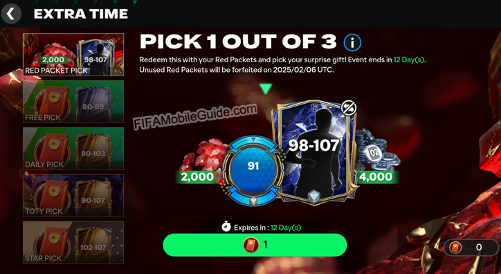 EA Sports FC Mobile 25: Extra Time Lunar Picks