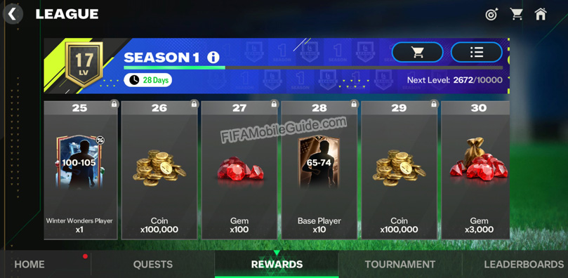 EA Sports FC Mobile 25: League Rewards