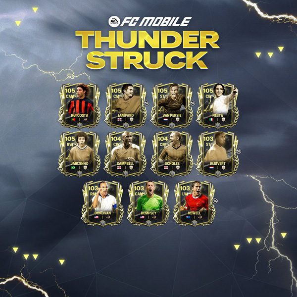 EA Sports FC Mobile 25: Thunderstruck Featured Players