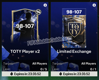 EA Sports FC Mobile 25: TOTY Exchanges