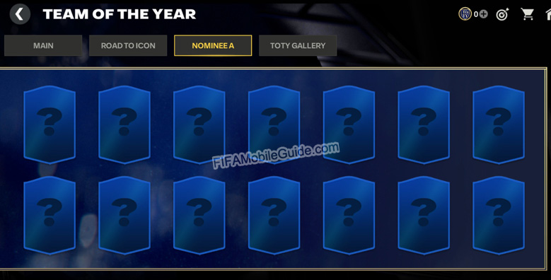 EA Sports FC Mobile 25: TOTY Nominee A Flip Players