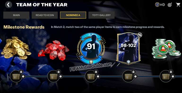 EA Sports FC Mobile 25: TOTY Nominee A Milestone Rewards