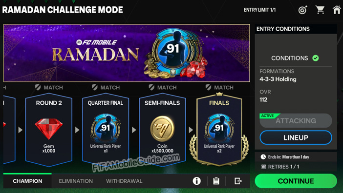 EA FC Mobile 25: Ramadan Challenge