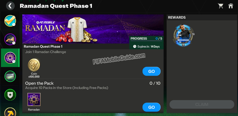 EA FC Mobile 25: Ramadan Quests