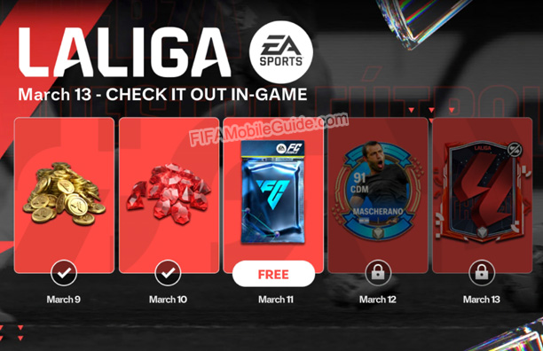 FC Mobile 25: LALIGA Countdown Rewards